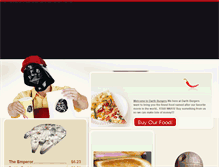 Tablet Screenshot of darthburgers.com